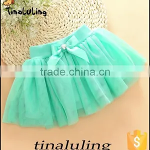 Wholesale Lilac Tutus Children Mini Skirts Tulle Pettiskirts for Girls thumbnail-3