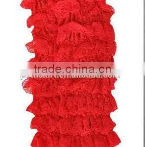 Customize Children Birthday Socks Baby Girl Lace Leg Warmer Ruffle Leggings thumbnail-3