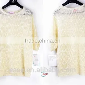 High Quality Mens White Crew Neck Knit Jumper Sweater thumbnail-1