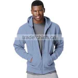 Latest Design Custom Zip Up Cheap Price Fashion Men's Clothing Bulk Plain Hoodies thumbnail-5