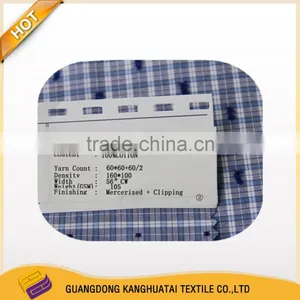 100% Yarn Dyed Grid Machines Embrodery Cotton Fabric thumbnail-1