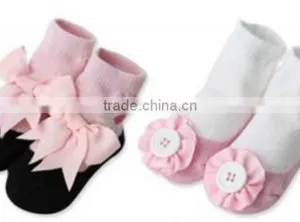 18 Designs Are in Stocked, Socks ; 3D Carton Socks for Lovely Baby , Newborn Baby Kids Girl Anti-slip Lace Floral Socks thumbnail-5