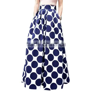 Walson Wholesale Clothing Woman Wrap Skirt Wave Point Mid Tutu Skirt thumbnail-1