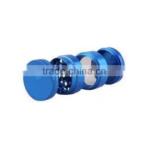 4 Parts 40mm 1.968'' CHROMIUM" Zinc Alloy Metal Herb Grinder Crusher Tobacco Spice Crusher Smoking Grinder Sets Hot Search thumbnail-2