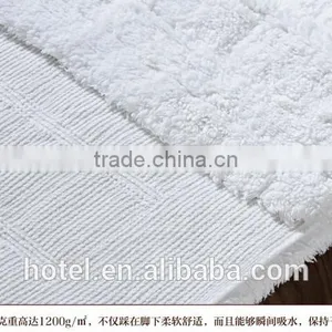 Hotel Plush Bath Rug With Logo Embroideried thumbnail-3