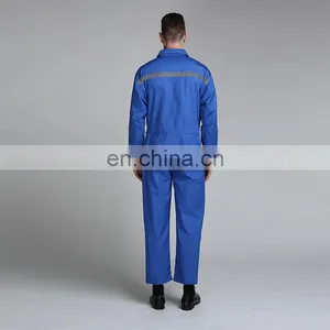 Custom Blue Wear Rough Workwear Greaseproof Blue Uniform Coveralls For Worker thumbnail-3