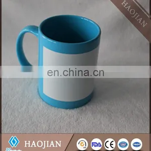 Mug With Decal 11oz Colorful Mugs With White Decal Panel for Sublimation Decal Ceramic Mug thumbnail-1