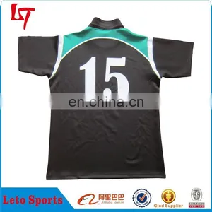 OEM Service 100% Polyester Digital Print Rugby Football Polo t Shirts /Authentic College International Rugby Jersey Design thumbnail-2