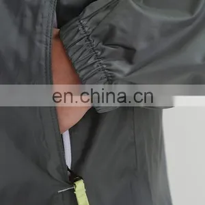Blank Custom Made Women Cheap Windbreaker Jacket thumbnail-6