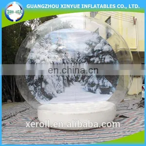Giant Christmas Inflatable Snow Globe With Printing Backdrop thumbnail-1