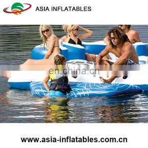 High Quality Water Party Inflatable Floating Island on Sale Inflatable Lying Bed thumbnail-2