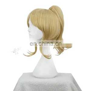 Styler Brand 2016 Cheap Good Quality Curly Golden Short Gumi Cosplay Wigs thumbnail-1