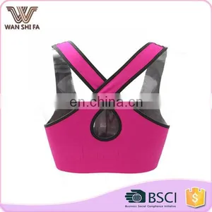 Behind the Cross 92% Nylon Beautiful Colour Fitness Hot Sex Sport Bra thumbnail-3