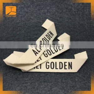 Printed Soft 100% Organic Cotton Labels Clothing Main Label for Garments and Hats thumbnail-3
