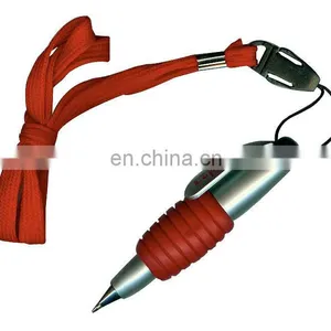 Small Lanyard Plastic Ball Pen thumbnail-1