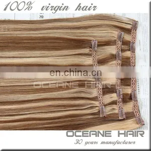 TOP Quality Piano Color Lace Clip in Hair Extension thumbnail-2