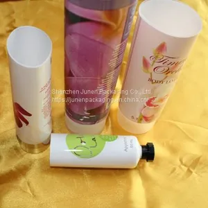 Stamping Printing 5 Layer Collapsible Empty Cosmetic Laminated Tube for Facial Clean Cream thumbnail-1