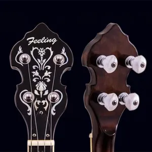 Banjo, 22 Fret,5 String,Openback, High Grade, Customizable FBJ-N45F thumbnail-2