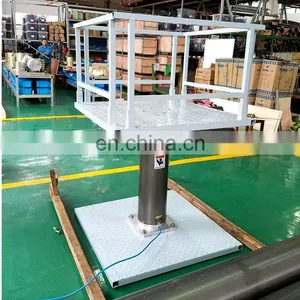 4m 6m Aluminium Single Mast Portable Man Lifts for Sale thumbnail-4
