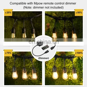 Silicone Luces Navidad Led Serial Lights Christmas Patio String thumbnail-5