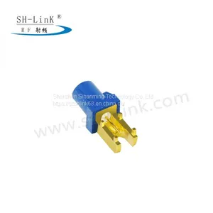 Car GPS Fakra C Male Blue Right Angle End Launch PCB Connector thumbnail-1