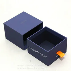 China Supplier Custom Logo Paper Slide Drawer Ring Necklace Bracelet Jewelry Gift Box thumbnail-1
