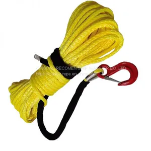 RECOMEN Factory Supply Synthetic Winch Rope for ATV UTV SUV With Thimble 28 Meters Long on Sale thumbnail-4