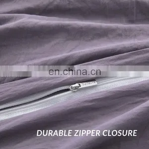 2020 China 100% Microfiber Zip Full Queen Fade Resistance Bedding Duvet Cover For Home thumbnail-5