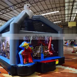 Wars Theme Kids Inflatable Dark Castle Fun Jumping City for Sale thumbnail-3