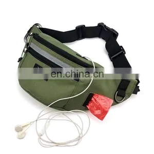 Customized Logo Cheap Portable Poop Bag Dispenser Walking Dog Waist Bag thumbnail-2