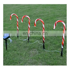 LED Waterproof Solar Hot Sale High Quality Factory Supply Christmas Candy Cane String Lights Outdoor Decorative Street Light thumbnail-2