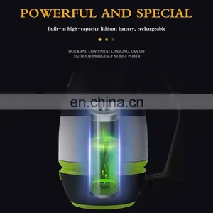 Multifunction Rechargeable Table Lamp Portable Flashlight Outdoor Portable Camping Light With Power Bank thumbnail-7