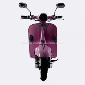 Classic EV2000W Vespa Style Electric Moped Scooter Retro Model thumbnail-3