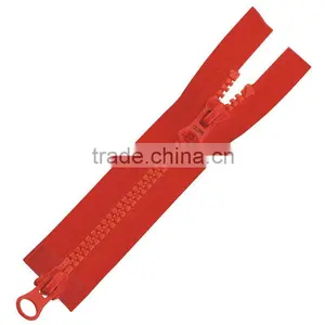 High Quality No.5 Fashion Double Sliders Plastic Vislon Zipper thumbnail-1