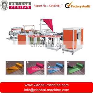 Automatic High Speed Computer Controlled Disposable Poly Plastic Roll Garbage Bag Making Machine thumbnail-1