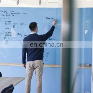 Large Size Glass Magnetic Dry Erase White Board Used in Meeting Room thumbnail-2