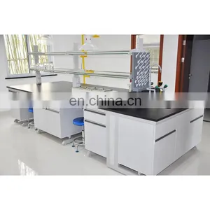 Biology Chemistry Lab Furniture Wood-steel Laboratory Table Work Bench thumbnail-1