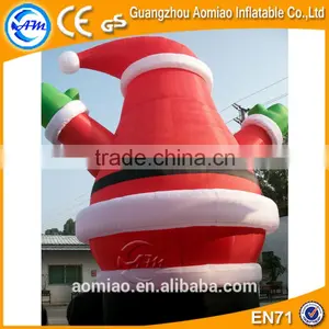 2016 Vivid Design Giant 25ft Christmas Inflatable Santa Claus for Sale thumbnail-4