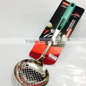 Hanging Type Stainless Steel Strainer High Quality Rimei Antiskid Hand Handle thumbnail-1
