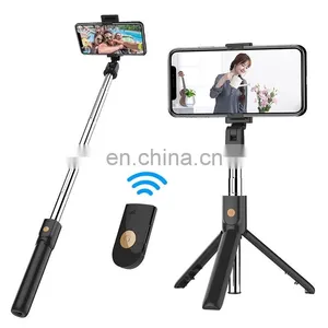 Portable Selfie Stick Remote Control Tripod Handphone Live Photo Holder Tripod Camera Self-Timer Artifact Rod thumbnail-1