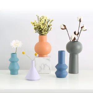 Ins Style Blue Ceramic Vase Christmas Table Setting Dining Room Decor thumbnail-1