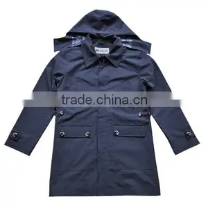 Garment Factory Polyester Men Trench Coat Long thumbnail-1