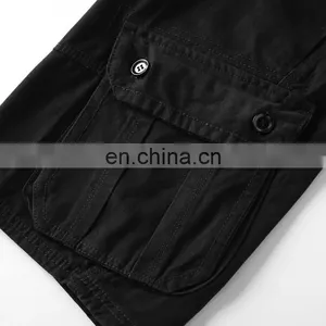 Mens Dungarees Casual Chino Cargo Shorts Pants thumbnail-5