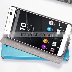 MOFi Retro PU Leather Flip Case Cover for Sony Xperia C5 Ultra, E5553, Lavender, Xperi, Mobile Phone Case thumbnail-2