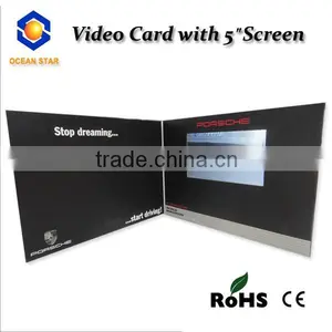 Newest Design 2.4'' 2.8'' 4.3'' 5'' 7'' 101'' Lcd Video Anniversary Card/video Greeting Card /business Video Card thumbnail-1