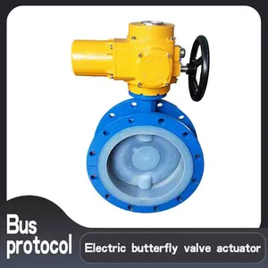 Flange Butterfly Valve DN40 Electric Butterfly Valve Electric Actuator thumbnail-1
