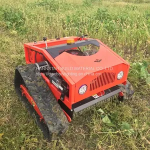 Crawler Lawn Mower With Remote Control Gasoline Engine Lawn Mower Grass Cutter Machine thumbnail-5