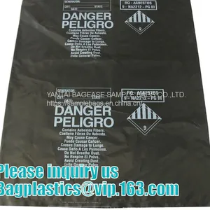 Burial Asbestos Bags, Contractor, Industrial, Outdoor, Storage And Removal, Adult Size Economical Heavy Duty BAGS thumbnail-3