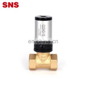 SNS Q22HD Series Two Position Two Way Copper Pneumatic Air Control Cut-off Valve thumbnail-2
