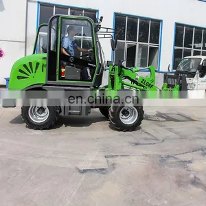 Hydrostatic Transmission 908 800KG Green Garden Trucking Mini Wheel Loader Compact thumbnail-5